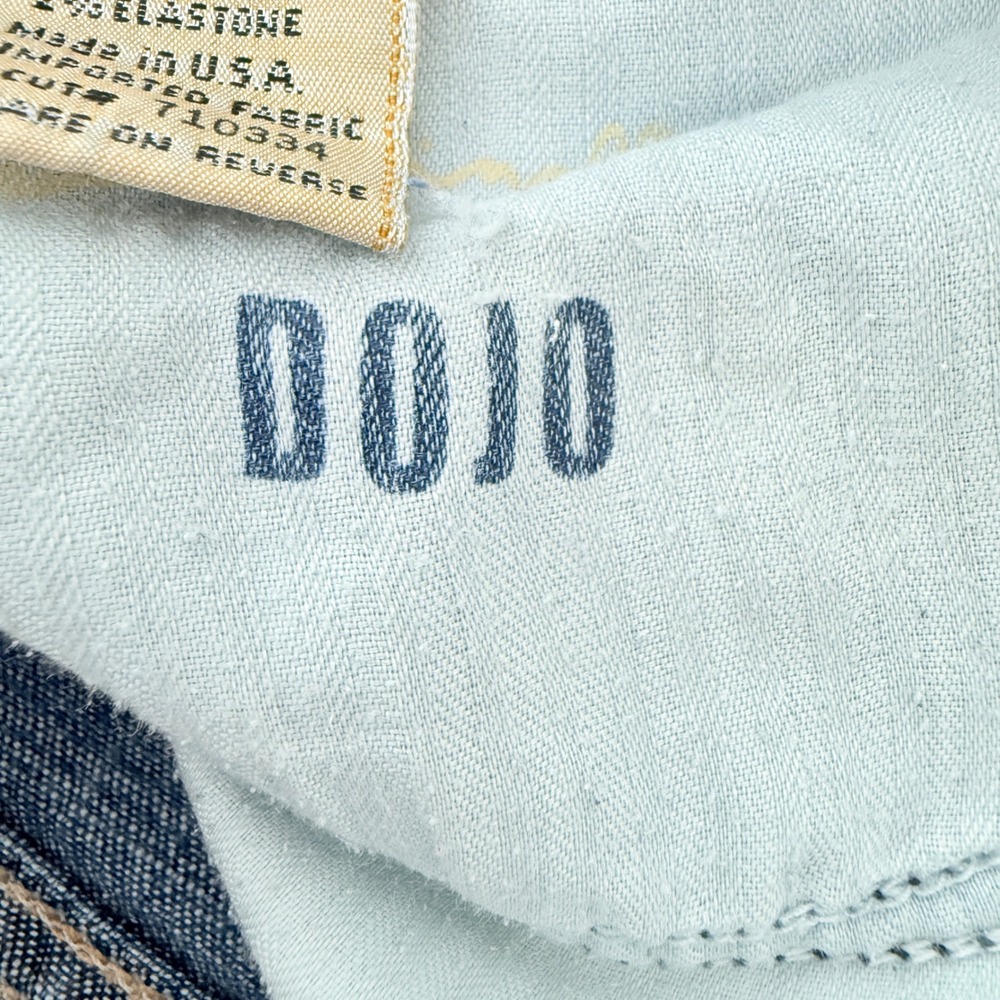 7 For All Mankind Dojo Light Wash Blue Flare Jeans - Picture 10 of 11